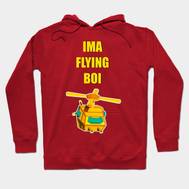 3D Low Poly Attack Helicopter Hoodie by Lazerbulb Designs